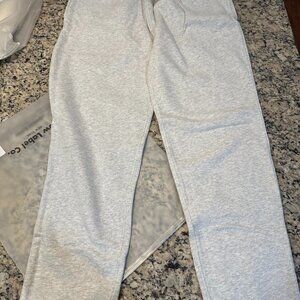 YELLOW LABEL CO BODEGA SWEATPANTS HEATHER GREY IN SMALL OR LARGE